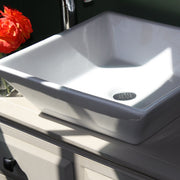 Nantucket Sinks Square Tapered White Vessel Sink NSV109 - view 7