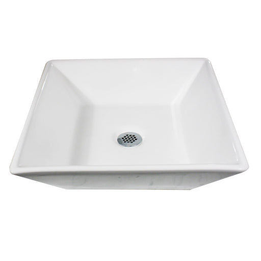 Nantucket Sinks Square Tapered White Vessel Sink NSV109