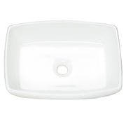 Nantucket Sinks White Rectangular Vessel Sink NSV1913 - view 4