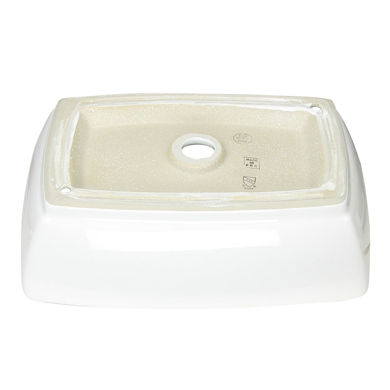 Nantucket Sinks White Rectangular Vessel Sink NSV1913 - view 6