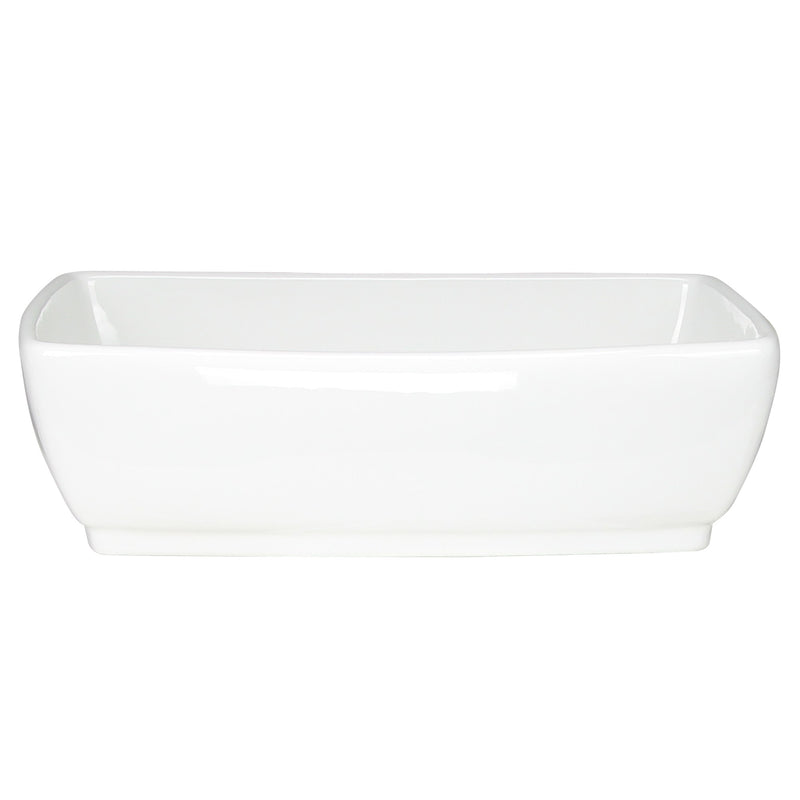 Nantucket Sinks White Rectangular Vessel Sink NSV1913