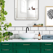 Nantucket Sinks 17 Inch Round White Vessel Sink With Overflow NSV218 - view 7