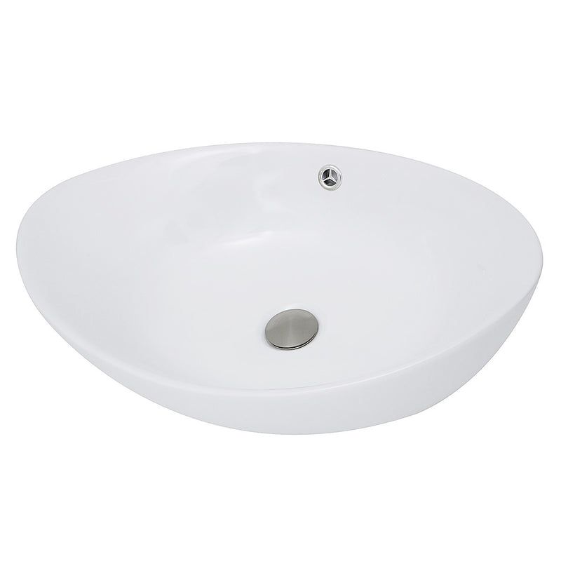 Nantucket Sinks Oblong White Vessel Sink NSV305 - view 2