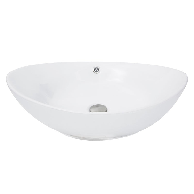 Nantucket Sinks Oblong White Vessel Sink NSV305 - view 3