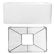 Nantucket Sinks 23.25 Inch Fireclay Farmhouse Kitchen Sink P-FCS23 - view 2
