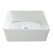 Nantucket Sinks 23.25 Inch Fireclay Farmhouse Kitchen Sink P-FCS23 - view 4