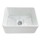 Nantucket Sinks 23.25 Inch Fireclay Farmhouse Kitchen Sink P-FCS23