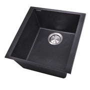Nantucket Sinks 17" Single Bowl Undermount Granite Composite Bar-Prep Sink Black PR1716-BL - view 2