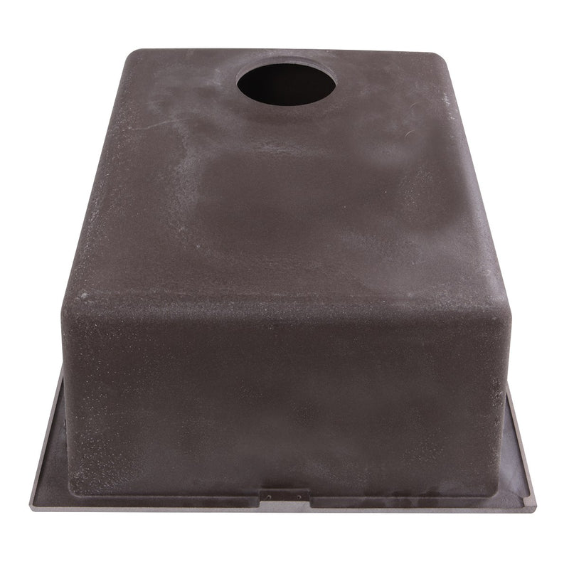 Nantucket Sinks 17" Single Bowl Undermount Granite Composite Bar-Prep Sink Brown PR1716-BR - view 4