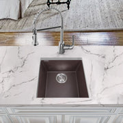 Nantucket Sinks 17" Single Bowl Undermount Granite Composite Bar-Prep Sink Brown PR1716-BR - view 6