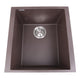 Nantucket Sinks 17" Single Bowl Undermount Granite Composite Bar-Prep Sink Brown PR1716-BR