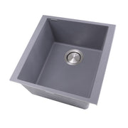 Nantucket Sinks 17" Single Bowl Undermount Granite Composite Bar-Prep Sink Titanium PR1716-TI - view 2