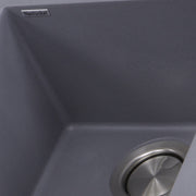 Nantucket Sinks 17" Single Bowl Undermount Granite Composite Bar-Prep Sink Titanium PR1716-TI - view 3