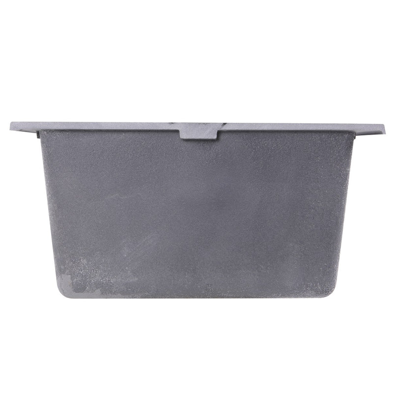 Nantucket Sinks 17" Single Bowl Undermount Granite Composite Bar-Prep Sink Titanium PR1716-TI - view 5