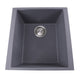 Nantucket Sinks 17" Single Bowl Undermount Granite Composite Bar-Prep Sink Titanium PR1716-TI