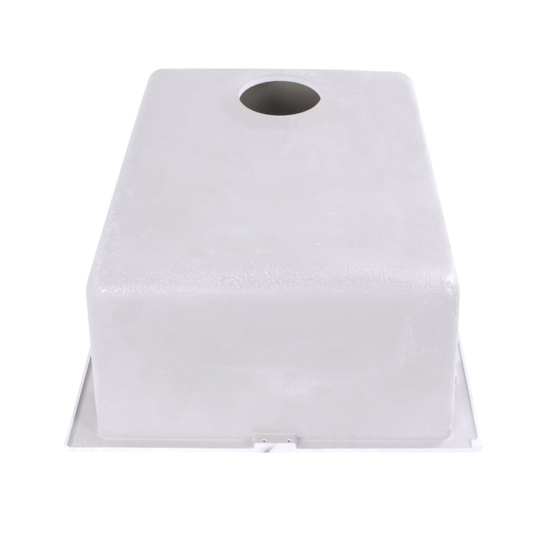 Nantucket Sinks 17" Single Bowl Undermount Granite Composite Bar-Prep Sink White PR1716-W - view 4