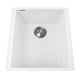 Nantucket Sinks 17" Single Bowl Undermount Granite Composite Bar-Prep Sink White PR1716-W