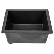 Nantucket Sinks Single Bowl Dual-mount Granite Composite Bar-Prep Sink Black PR1815-BL - view 5