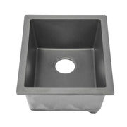 Nantucket Sinks Single Bowl Dual-mount Granite Composite Bar-Prep Sink Titanium PR1815-TI - view 3