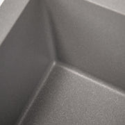 Nantucket Sinks Single Bowl Dual-mount Granite Composite Bar-Prep Sink Titanium PR1815-TI - view 5