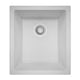 Nantucket Sinks Single Bowl Dual-mount Granite Composite Bar-Prep Sink White PR1815-W