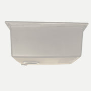 Nantucket Sinks 22" Dualmount Granite Composite Prep-Station with Side Set Drain - White PR2219PS-W - view 6
