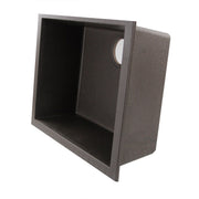 Nantucket Sinks Small Single Bowl Undermount Granite Composite Sink - Brown PR2418-BR - view 4