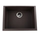 Nantucket Sinks Small Single Bowl Undermount Granite Composite Sink - Brown PR2418-BR