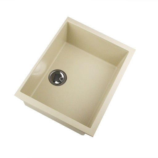 Nantucket Sinks Small Single Bowl Undermount Granite Composite Sink - Sand PR2418-S - view 2