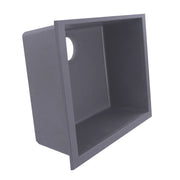 Nantucket Sinks Small Single Bowl Undermount Granite Composite Sink - Titanium PR2418-TI - view 4