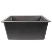 Nantucket Sinks Single Bowl Dual-mount Granite Composite Laundry Sink Titanium PR2522-DM-TI - view 5