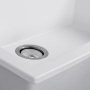 Nantucket Sinks Single Bowl Dual-mount Granite Composite Kitchen Sink White PR2720-DM-W - view 3