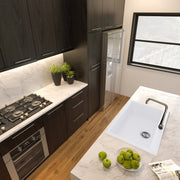 Nantucket Sinks Single Bowl Dual-mount Granite Composite Kitchen Sink White PR2720-DM-W - view 5