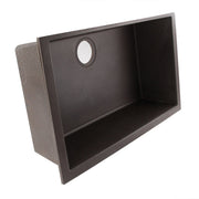 Nantucket Sinks Large Single Bowl Undermount Granite Composite Sink - Brown PR3018-BR - view 4
