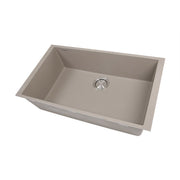 Nantucket Sinks Large Single Bowl Undermount Granite Composite Sink - Truffle PR3018-TR - view 2