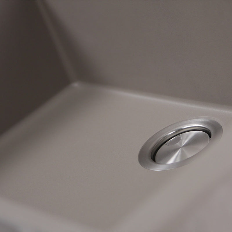 Nantucket Sinks Large Single Bowl Undermount Granite Composite Sink - Truffle PR3018-TR - view 3