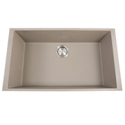 Nantucket Sinks Large Single Bowl Undermount Granite Composite Sink - Truffle PR3018-TR