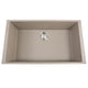 Nantucket Sinks Large Single Bowl Undermount Granite Composite Sink - Truffle PR3018-TR