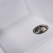 Nantucket Sinks Large Single Bowl Undermount Granite Composite Sink - White PR3018-W - view 3