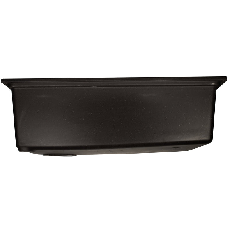 Nantucket Sinks 30" Dualmount Granite Composite Prep-Station with Side Set Drain - Black PR3019PS-BL - view 5