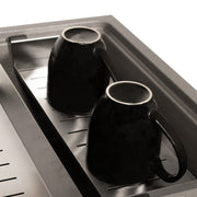 Nantucket Sinks 30" Dualmount Granite Composite Prep-Station with Side Set Drain - Titanium PR3019PS-TI - view 5