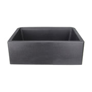 Nantucket Sinks 30-inch Reversible Workstation Granite Composite Apron Sink with Accessory Pack - Black with Metallic Flecks PR3020-APS-BL - view 3