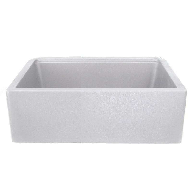 Nantucket Sinks 30-inch Reversible Workstation Granite Composite Apron Sink with Accessory Pack - Light Grey with Metallic Flecks PR3020-APS-G - view 4