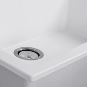 Nantucket Sinks Large Single Bowl Dual-mount Granite Composite Sink - White PR3020-DM-W - view 3