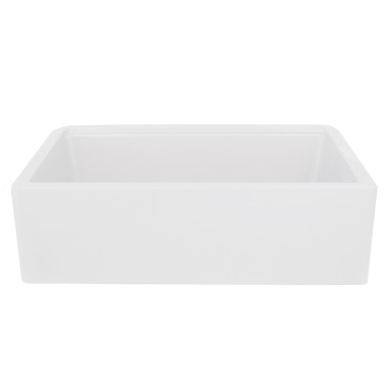 Nantucket Sinks 33-inch Reversible Workstation Granite Composite Apron Sink with Accessory Pack - White PR3320-APS-W - view 3