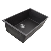 Nantucket Sinks 33-inch Undermount Granite Composite Sink in Black PR3320-BL-UM - view 5