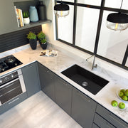 Nantucket Sinks 33-inch Undermount Granite Composite Sink in Black PR3320-BL-UM - view 8