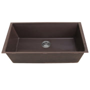 Nantucket Sinks 33-inch Undermount Granite Composite Sink in Brown PR3320-BR-UM - view 2