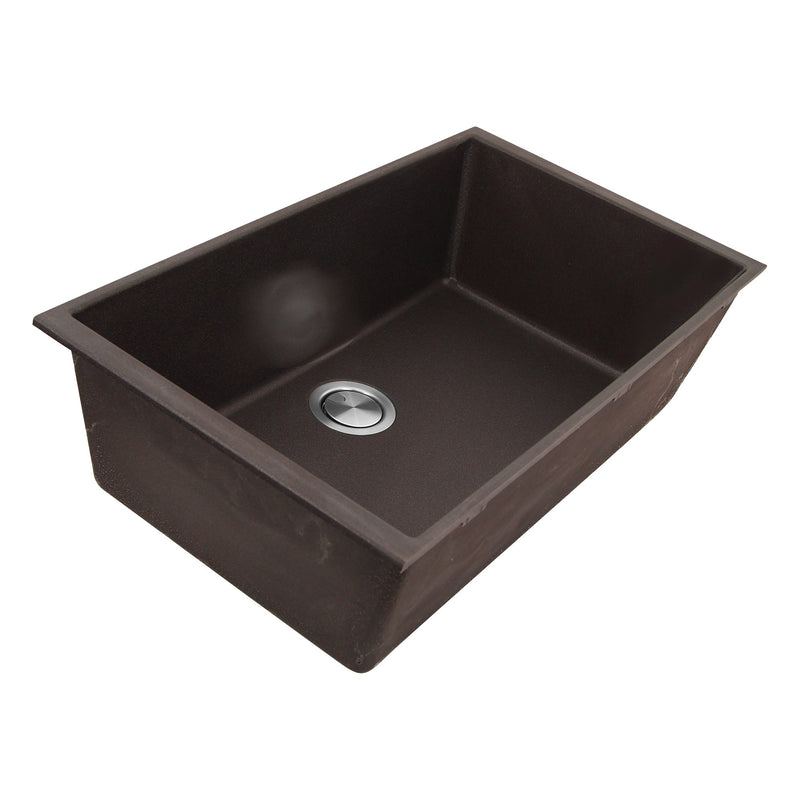 Nantucket Sinks 33-inch Undermount Granite Composite Sink in Brown PR3320-BR-UM - view 5