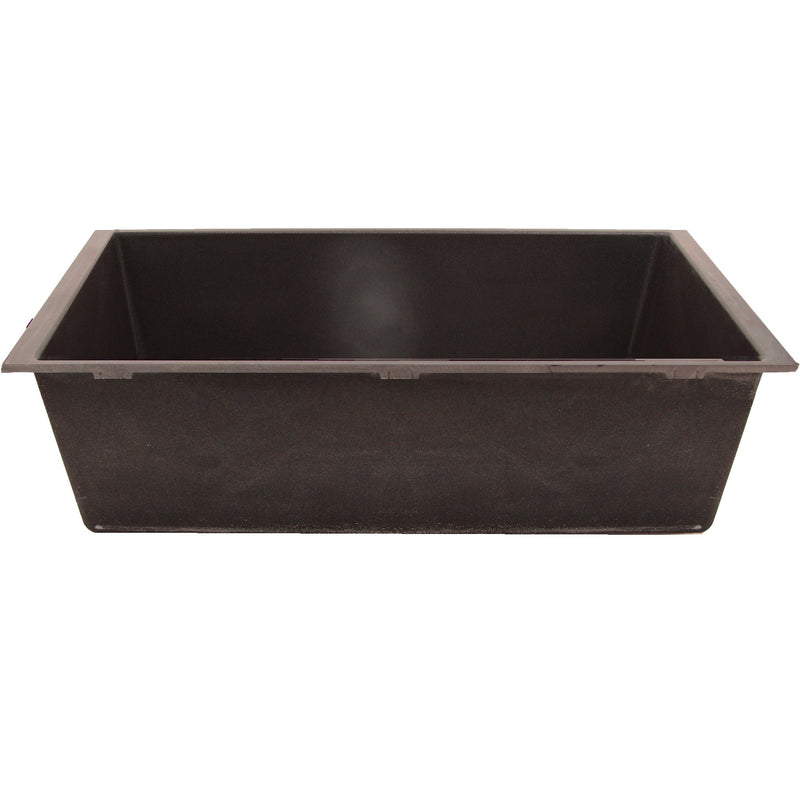 Nantucket Sinks 33-inch Undermount Granite Composite Sink in Brown PR3320-BR-UM - view 6